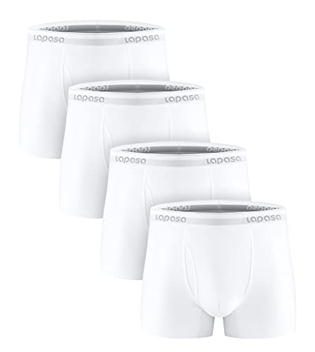 TRASPIRANTI: questi morbidi boxer sono realizzati in cotone a fiocco extra-lungo per fornire non solo elasticità, ma anche traspirabilità, riducendo sudorazione e umidità.