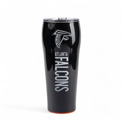 The Memory Company Officially Licensed 24oz Smart Grip Tumbler, Atlanta Falcons