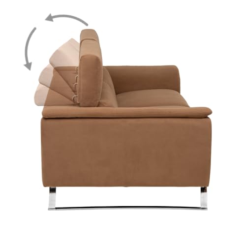 Image of Wakefit Sofa Set | 3 Year Warranty | Sofa 2 Seater, 2 Seater Sofa for Living Room, Wooden Sofa Set, Couch Sofa for Living Room, Sofa for Living Room - Magnus(Napoli : Tan)