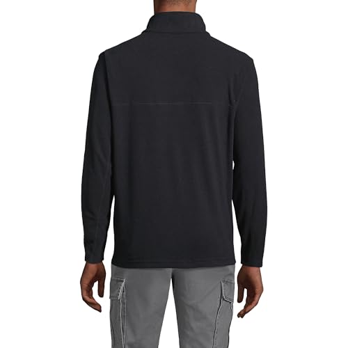 Lands' End Men's Thermacheck 100 Fleece Quarter Zip Pullover Top2