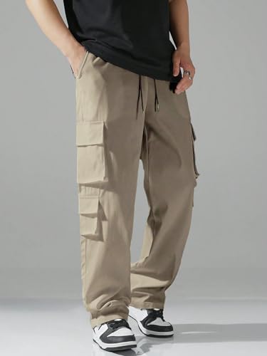 Image of Tagas Men Plus Flap Pocket Side Drawstring Waist Cargo Pants || Trousers Casual Pant || Cargo Pant || Jeans Pant || Track Pant for Man ||MC-8