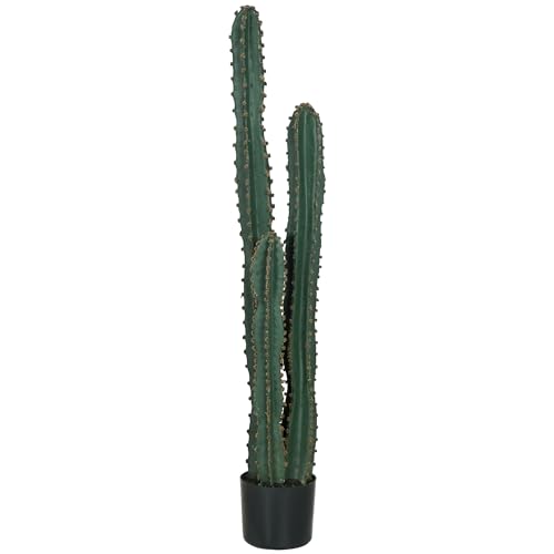 Outsunny Cactus Artificial Gran Realismo Planta Artificial Tamaño Grande Abm. Ø 18 x 120H cm Verde