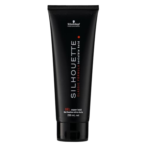 Schwarzkopf Professional Silhouette Super Hold Haargel Für Haarstyling Extra Starker Halt Starke Definition Natürlicher Glanz Schnelltrocknend Ohne Rückstände Styling Gel Frauen Männer 250 ml