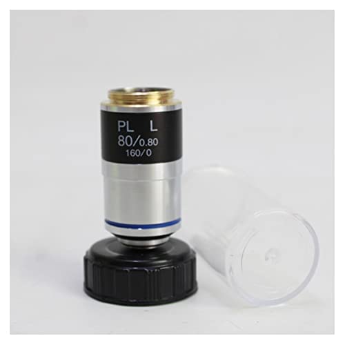 ラボ用顕微鏡アクセサリー 顕微鏡無彩色の目的の長い作動距離レンズ20.2mm(80X)