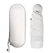 Regenschirm Sturmfest mit UV Schutz,6 Rippen Mini-Regenschirm Faltbarer Reiseschirm Mini Regenschirm Sturmfest Klein Taschenschirm Windfest UV Schutz Ultraleicht Regenschirm für Herren Damen White
