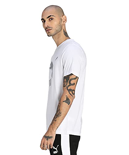 Image of Puma Men Cotton Regular Fit T-Shirt