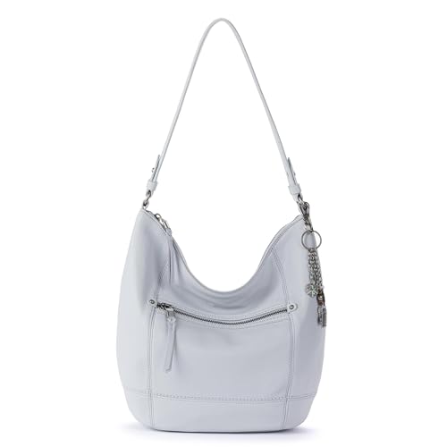 Image of The Sak Sequoia Leather Hobo Bag - Large Slouchy Shoulder Purse, Zip Pocket
