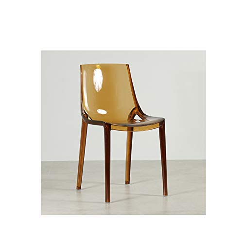 Amazon｜LRZS-Furniture 北欧透明椅子アクリルプラスチック背もたれ