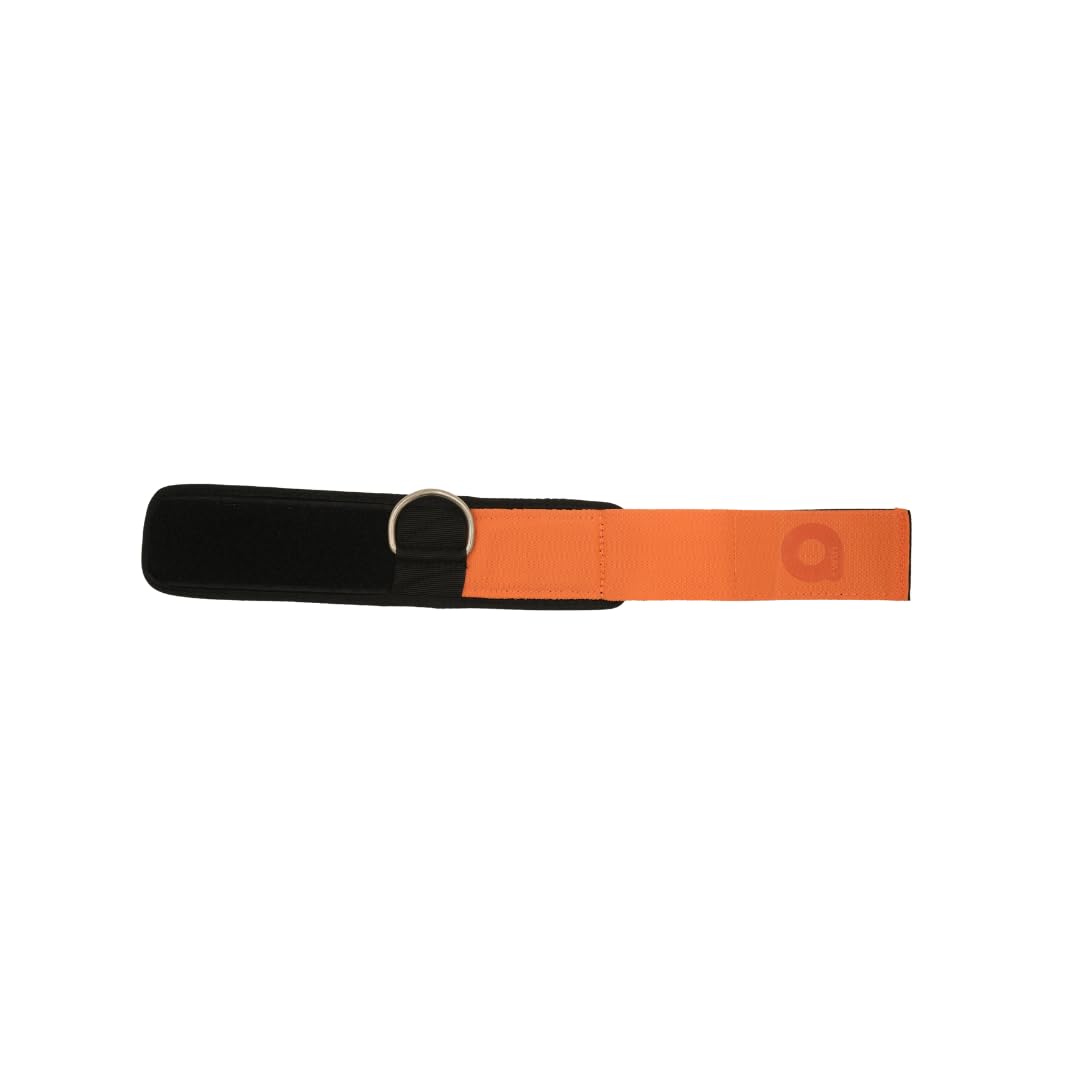 AIVIN Ankle Straps for Gym Cable Machine Pair Neoprene Padded Cuff - Orange