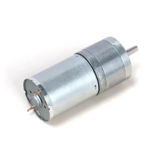 Motor reductor de CC reversible 12V 169rpm microcepillado de alto par GA25-370 3