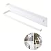 XZQ Magnete Portasciugamani Punch Gratuito Doppio Gancio Rack di stoccaggio Frigorifero Magnete Cornice Laterale Bianco, Adatto per Bagno Bagno Cucina