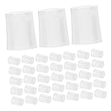 SAFIGLE 200 Piezas Kit de Dispensador de Plástico para Viaje Bomba Extractora Compatible con Botellas Estándar Herramienta Antigoteo para Transferencia Fácil