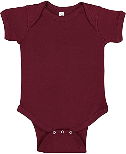 Image of Rabbit Skins Rabbit Skins Baby Bodysuit Girl & Boy | Newborn 0-3 Months to 24 Month Toddler, Snap Easy Closure (4400)