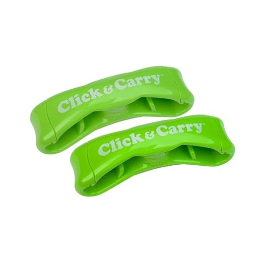 Click & Carry Grocery Bag Carrier with Soft Cushion Grip. Use as a Hands Free Grocery Bag Carrier, Plastic Bag Holder, Sports Gear Carrier & More. Click and Carry With Ease