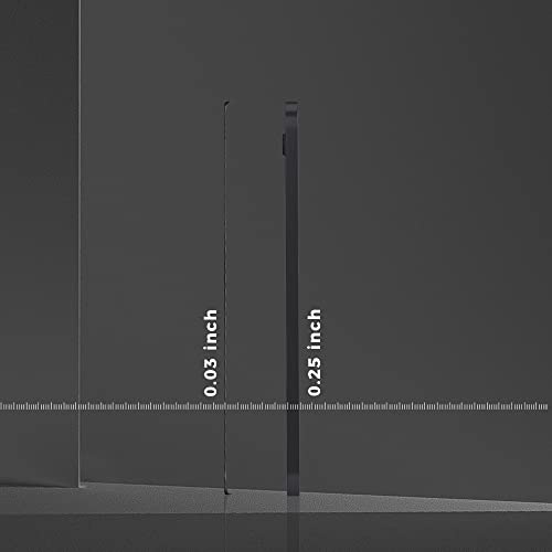 Monocarbon Ipad Mini 6 Case, Carbon Fiber Hard Shell [Military Grade Drop Protection] Shockproof Anti-Scratch Ultra Strong Protect Cover For Ipad Mini 6, Matte Finish. #TOP2