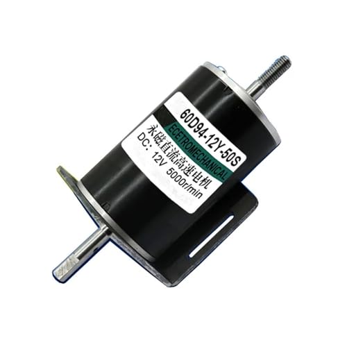 Moteur permanent CC 12V 5000 tr/min arbre unique 80W pour mini automatisme - 6