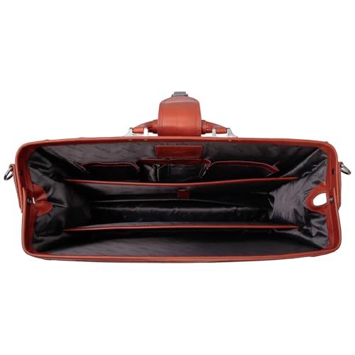 Pelle D&rsquo;oro Luxurious 17.3&rdquo; Laptop Litigator Briefcase