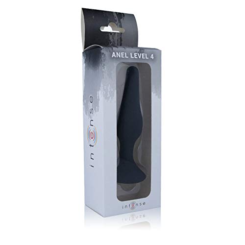 Plug anal Intense Level 4 noir 15.5cm sans inconfort grâce à sa base
