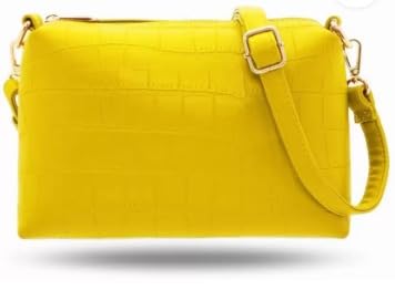 AKSUTI Womens Sling Bag Crossbody (Yellow) (B0CLPSR94D) Amazon Price History, Amazon Price Tracker