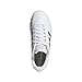 adidas Women's Grand Court Shoe, White/Platinum Metallic/White, 6.5