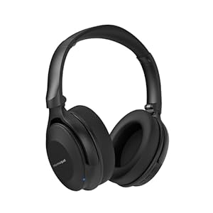 BH005 Over Ear Headphones,Wireless Bluetooth Headset,Environmental Noise Cancelling HiFi Stereo Deep Bass,Foldable and Retractable Built-in Mic Hands Free Calls