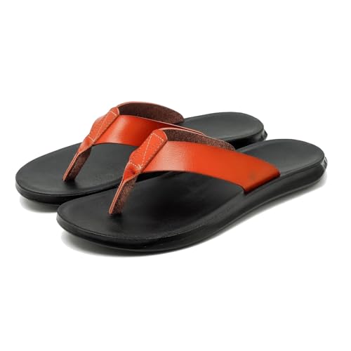 Tongs d'été antidérapantes homme chaussure de plage en caoutchouc souple