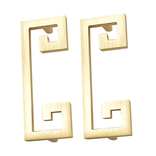 Tofficu 2 Piezas Tiradores de Puerta Vintage para Armarios Manijas de Gabinete Retro Diseño Creativo y Duradero para Cocina y Muebles