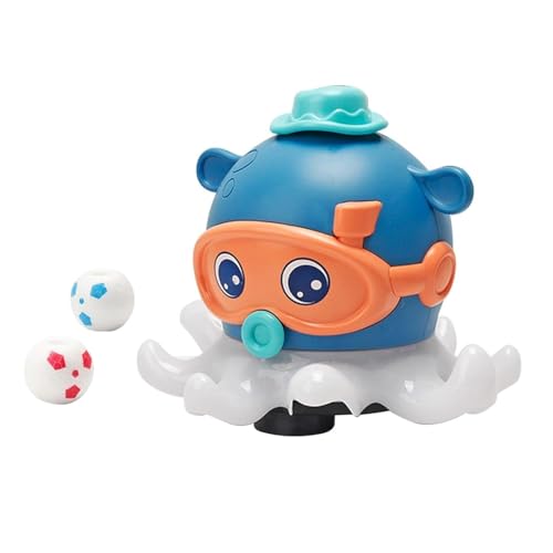 Image of ToyBharat Baby Musical Octopus Ball Blowing Toy for Kids | Interactive Dancing Octopus with Music and LED Light-Up Mechanism | Mecanum Wheels Toy | Tummy Time Toy for Babies, Kids, and Toddlers