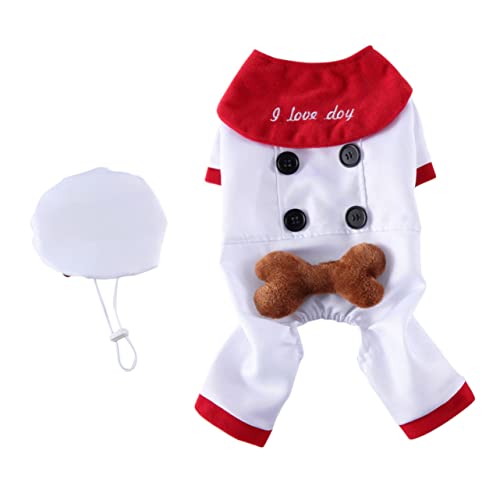 Disfraz para perro blanco talla L