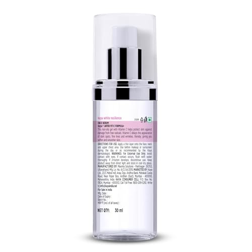 Image of Kaya Antox Vit-C Formula | Vitamin C Face Serum With Anti-Oxidants | Anti Ageing Serum | For Brighter Skin | All Skin Types | 30ml