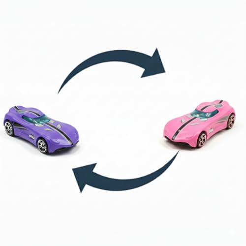 Image of GENIE'S TOY BUS Color Changing Die-Cast Racing Car I 1:64 Scale Temperature Sensitive Paint Sports Car I Change Color with Water I Kids Collectible Toy for Ages 3+ I Best Birthday Gift for Kids