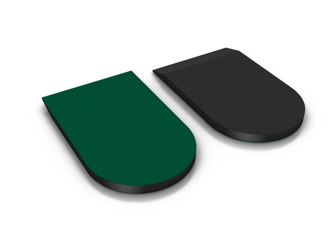 Spenco RX Heel Cushions – Shock-Absorbing Inserts for Heel Pain Relief | Tapered Edge for Comfortable Fit | Antimicrobial Fabric to Prevent Blisters | 1 Pair Included