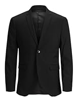 JACK & JONES Jprsolar Blazer Noos Jnr Herren 12203557 ,Schwarz ,170
