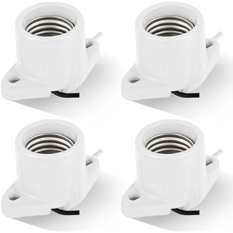 Saysurey Porcelain E26 Lamp Holder Cover