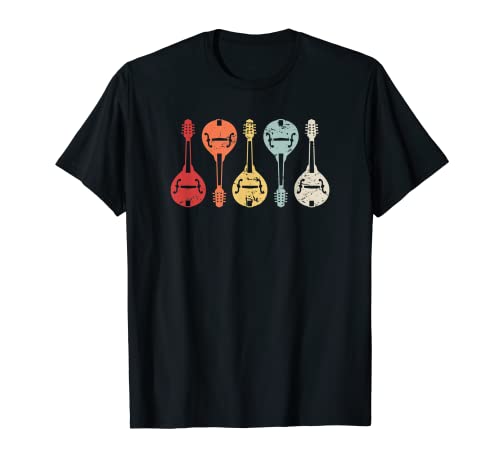 Camiseta vintage Bluegrass / Bluegrass Music Mandolin Player Camiseta