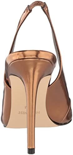 Nine West Women's Feather Pump, Bronze, 8.5 | Image 2