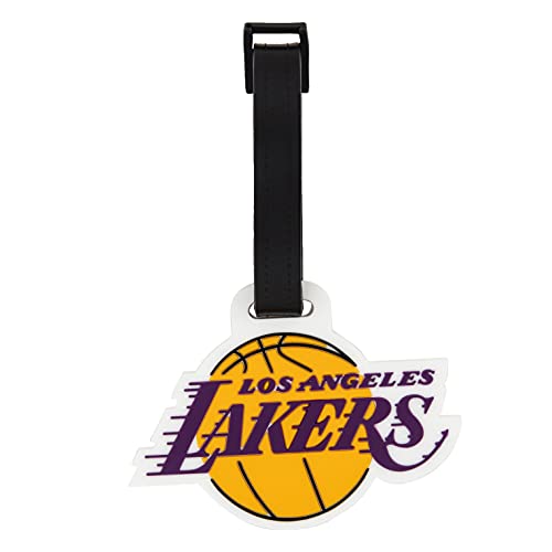 Desert Cactus Los Angeles Luggage Tag LA Lakers Team NBA National Basketball Association Bag (PVC Luggage Tag)