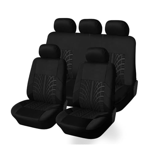 MaKeMoney Housses de Siège Voiture pour Nissan Qashqai e-Power (J12) 2022-2027, Avant et ArrièRe Housses De Siège Interieur Accessoires,A/Black