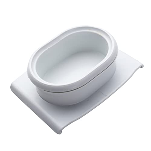 BESTONZON Food Safety Holder Mandoline Slicing Tool, Onion Cutting Tool, Food Slicer Cutter Finger Guard for Carrot Potato Melon Gadget Vegetable Fruit (White)