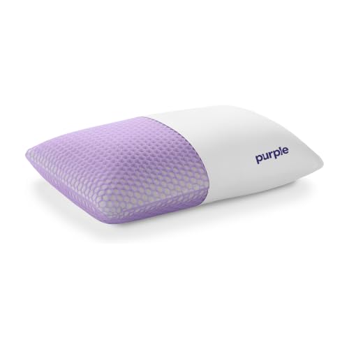 Purple Harmony Pillow - Medium Loft, Standard Size, Cooling Gel Neck Pillow