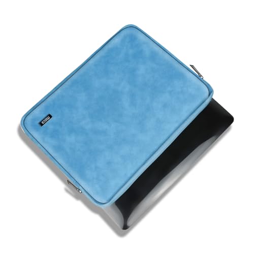 Image of MOCA 13 Inch Laptop Sleeve Case for MacBook Air M4 A3240 2025 M3 A3113 M2 A2681 M1 A2337 MacBook Pro 13 M2 M1 A2338 A2251 A2289 iPad Pro M5 iPad Air M3 (Blue)