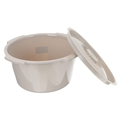 FRCOLOR 便器椅子便器 ポータブル 便座便器 ふた付きバケツ ビデ便座 トイレ用 ベッドサイド便器 便座ライザー 女性用 パンツ チャンバーバケット 男性用携帯小便器 体 Pp Grey