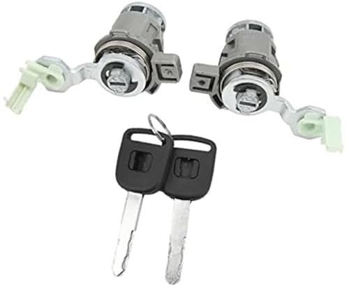 Cylindre de serrure porte avant 72185-S9A-013 avec barillet gauche droit et 2 clés pour Civic CRV