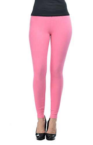 Image of Frenchtrendz Women's Skinny Fit Mid Rise Stretchable Cotton Spandex Jegging Pull On (XS-4XL)