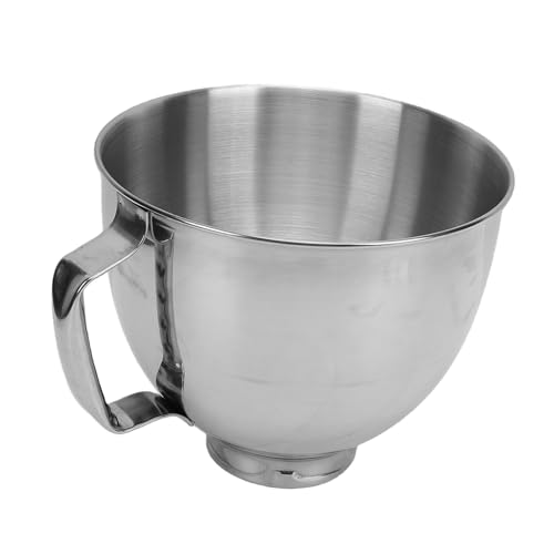 Bol mélangeur en acier inoxydable Zerodis 5L durable avec socle antidérapant protecteur - 4