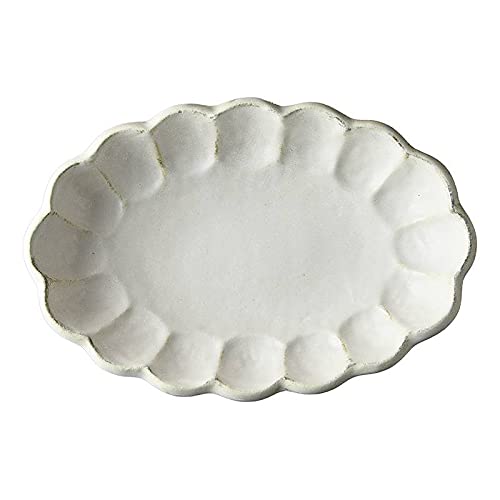 Amazon | 美濃焼 カネコ小兵製陶所 リンカ (輪花) 28cmオーバル
