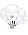 Flaspar E14 LED Light Bulb 60W Equivalent, 7W Small Edison Screw Golf Ball Bulb Warm White 3000K, 600LM SES E14 LED Bulbs, Non-dimmable, Energy Saving Bulbs, 4 Pack