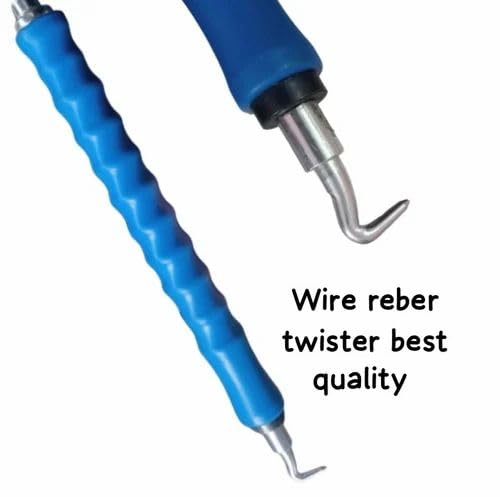 ADAWAT Automatic Rebar Tie Wire Twister - 3 Pcs Rebar Tie Tool Wire Twister Pull Tie Wire Twister Concrete Metal Wire Twisting Fence Tool