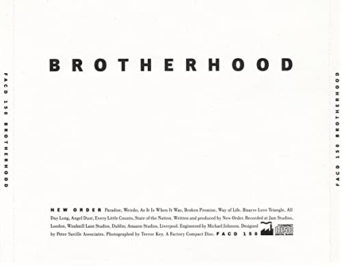 Brotherhood [Factory - U.K. - 1986]