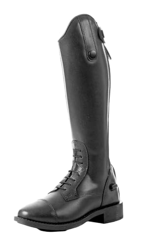 Equinavia Kaia Kids Synthetic + Genuine Leather English Riding Tall Field Boots | Reusable Boot Shapers Included